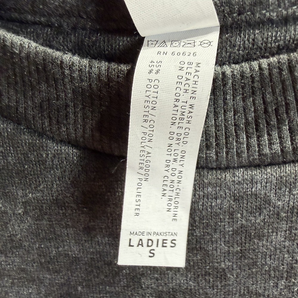 Gymnastics Mom Sweatshirt Women Small Gray Leopard Print Crewneck Pullover - Picture 5 of 7